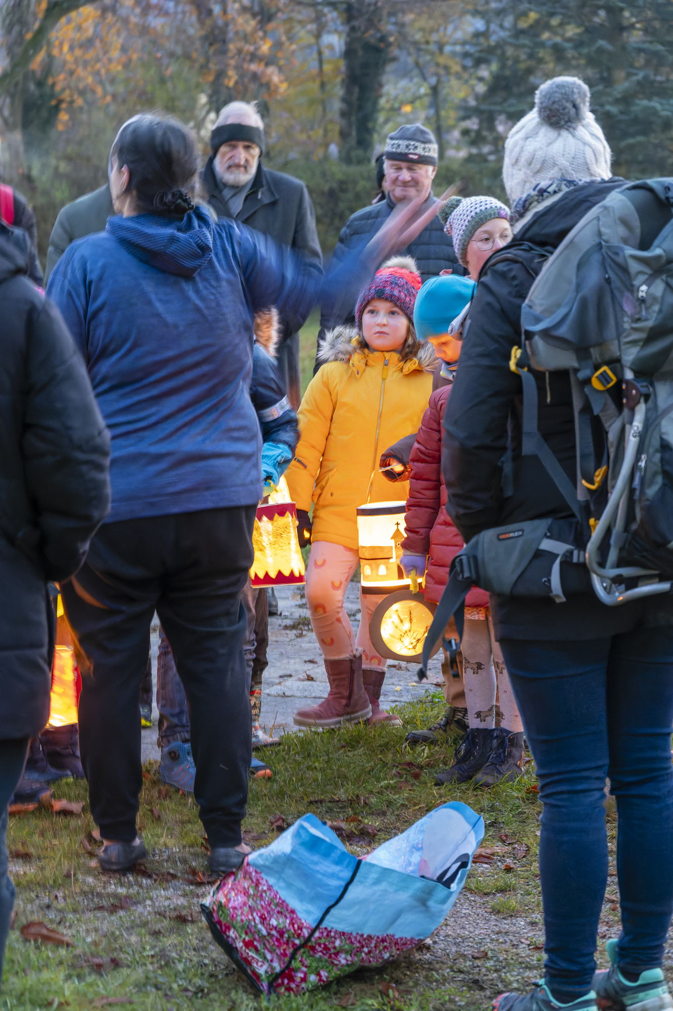 Laternenwanderung mit dem Visitationsteam