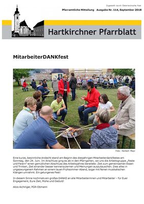 Pfarrblatt September 2018