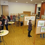 Vernissage mit Aquarellmalbildern