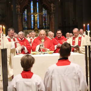 Festmesse zum 85. Geburtstag von Bischof em. Maximilian Aichern im Linzer Mariendom | 26.12.2017