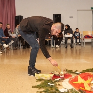 Weihnachten mit Asylwerbern   