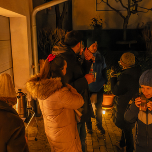 Familie Haijes lud zur adventlichen Feier