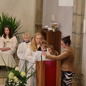 Ministrantenaufnahme in der Pfarrkirche