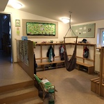 Garderobe Gruppe Grün