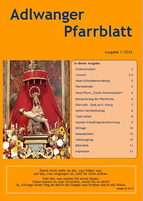 Pfarrblatt 1/2025