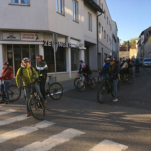 Mit dem Fahrrad zum Auferstehungsgottesdienst