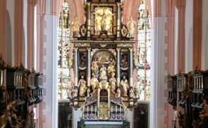 Pfarrkirche Mondsee Hl. Michael - Basilika minor. © Herbert Riesner