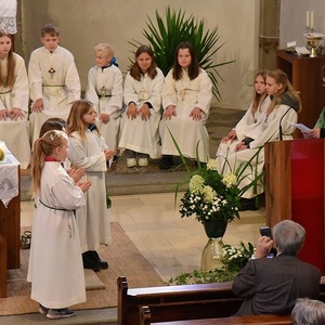 Ministrantenaufnahme in der Pfarrkirche