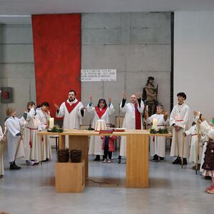 gemeinsamer Gottesdienst St. Quirinus und Marcel Callo