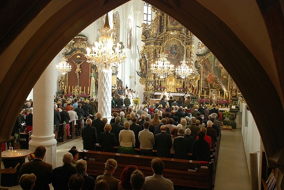 Innenansicht der Pfarrkirche Vöcklamarkt / © Günther Baumann Innenansicht der Pfarrkirche Vöcklamarkt