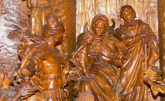 Dreikönigskrippe Stiftskirche Wilhering