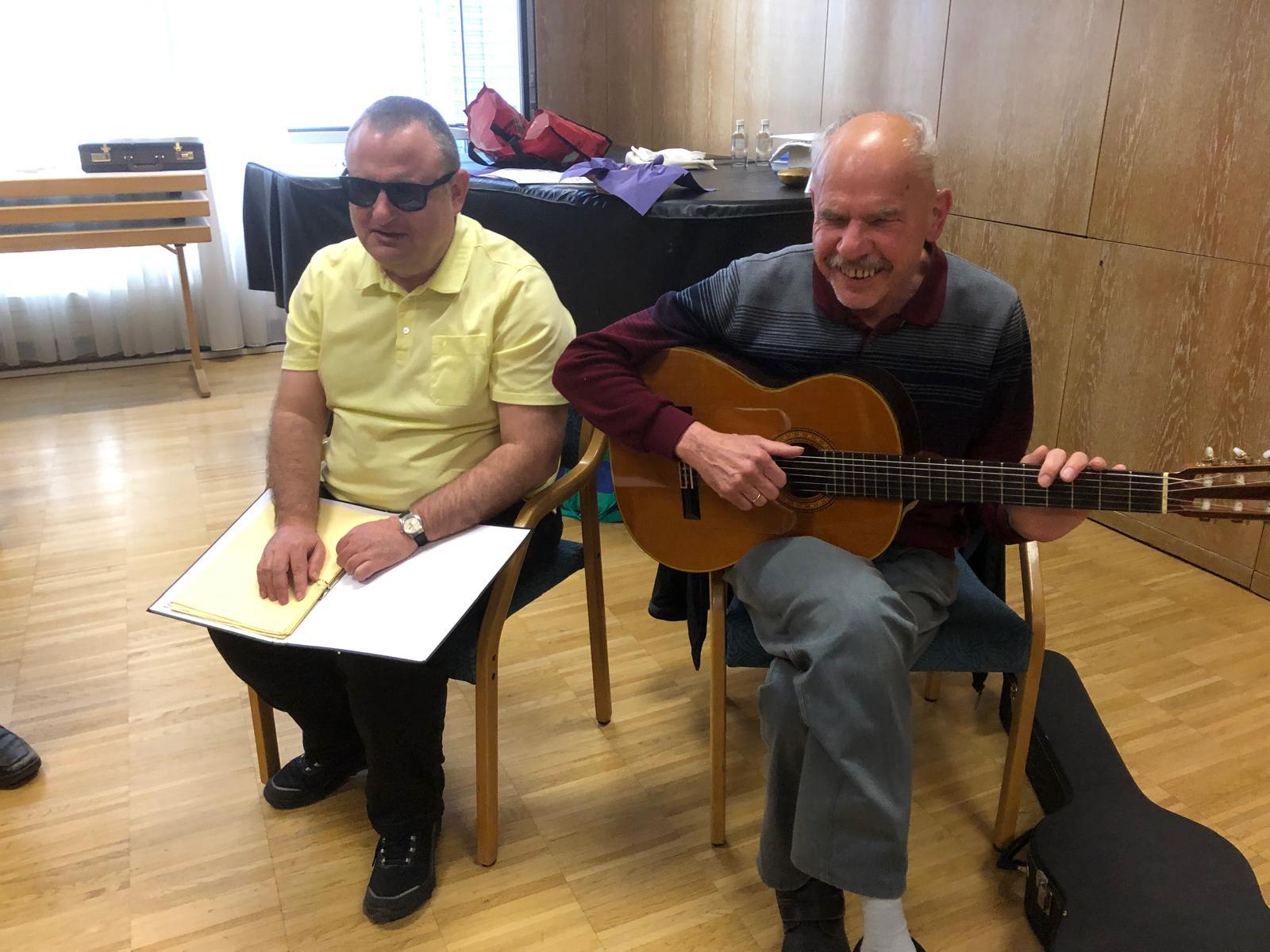 Christian und Christoph / Blindenpastoral