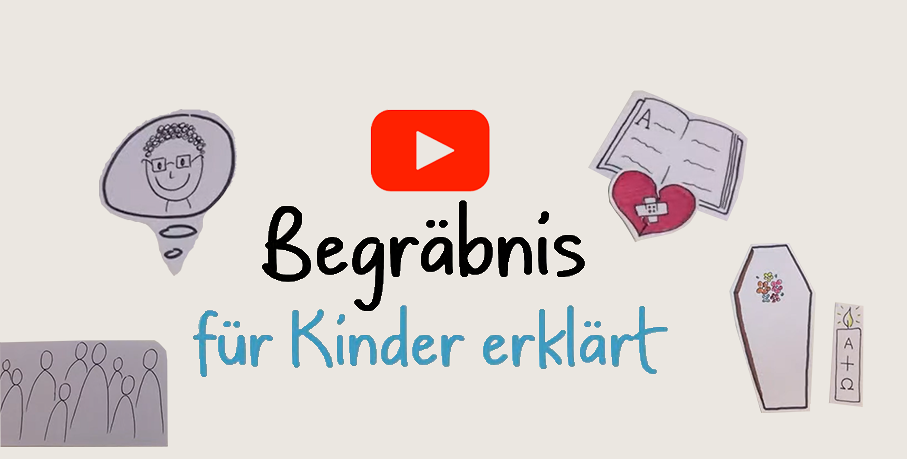 Begräbnis und Beerdigung für Kinder erklärt