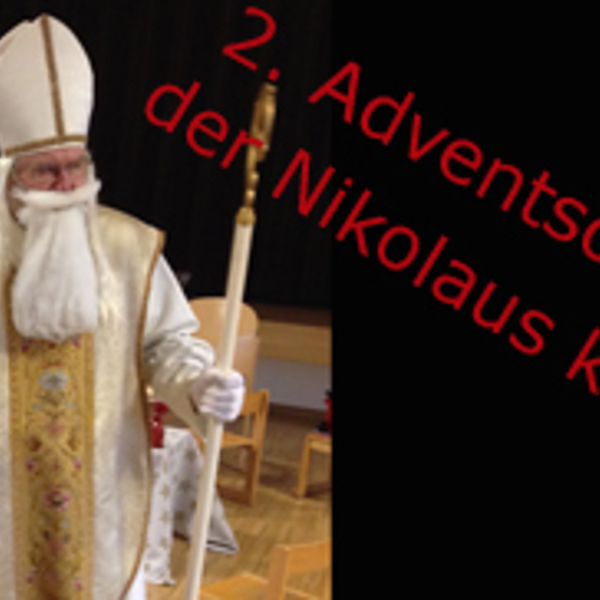 Der Nikolaus im Pfarrsaal