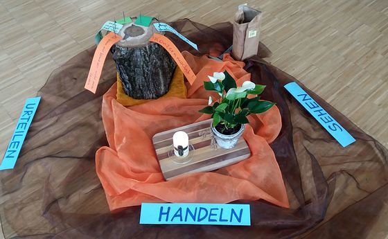 sehen - urteilen - handeln - feiern