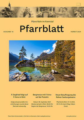 Pfarrblatt Herbst 2024