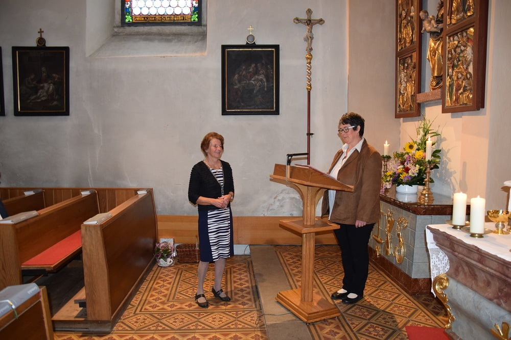 2.9.2018 Gottesdienst mit Bedankung von Paula Aigner