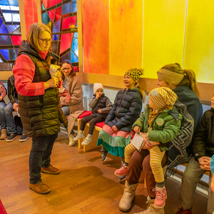 Kinderkirche in der Fastenzeit zum Thema Jesus ruft mich