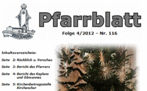 Pfarrbrief Dezember 2012