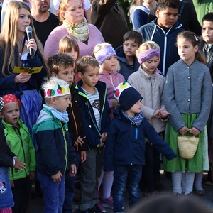 Apfel-Lied der Kinder des Kindergartens