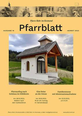 Pfarrblatt Herbst 2023