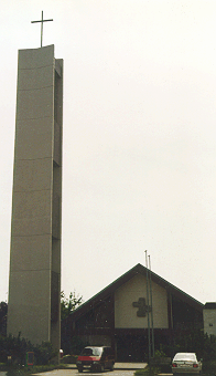 Außenansicht der Johanneskirche.