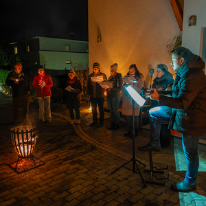 Familie Haijes lud zur adventlichen Feier