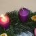 Advent: drei Kerzen brennen