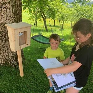 Der Briefkasten-Weg der Bibliothek Helfenberg