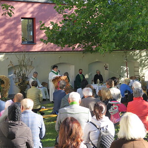 Erntedankfest am 4.10.2020 im Pfarrgarten