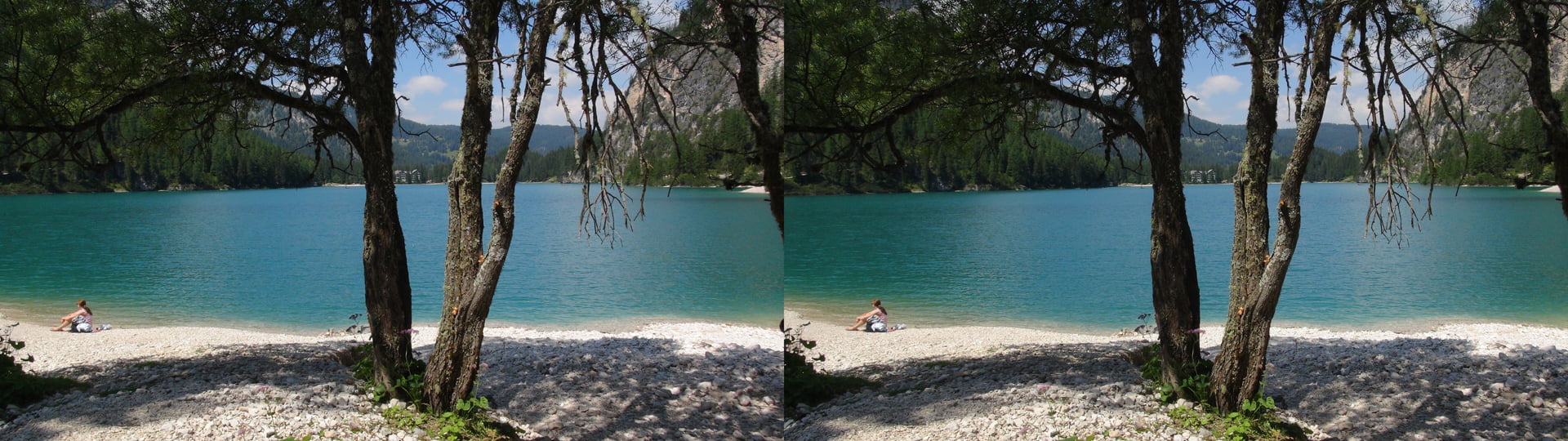 3D Pragser Wildsee vom Talschluss aus