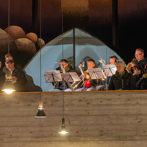 Die Feier der Osternacht in der Pfarre Kirchdorf/Krems.