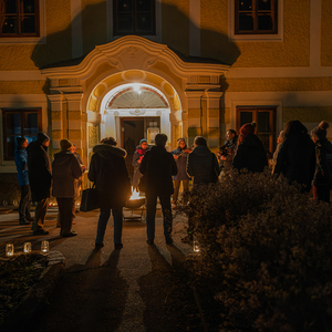 Adventliche Feier des Pfarrhof-Teams Susanne Lammer und Ingrid Fehringer unter musikalischer Gestaltung von Christa und Günter Wolfinger am 6. Dezember 2022