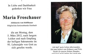 Maria Froschauer