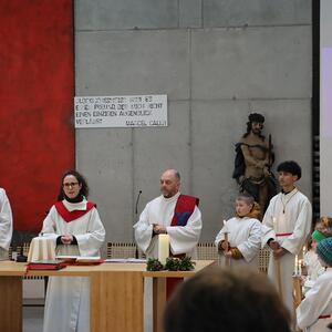 gemeinsamer Gottesdienst St. Quirinus und Marcel Callo