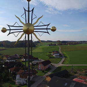 Pfarrkirche Franking, Blick nach W