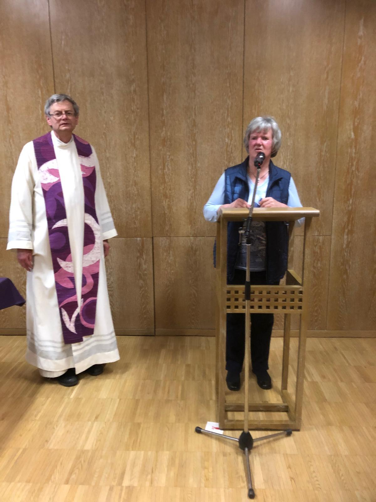 Monika Aufreiter und Franz Lindorfer / Blindenpastoral