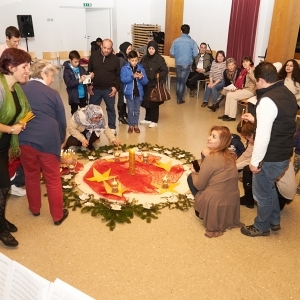 Weihnachten mit Asylwerbern   