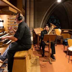 Domorganist Wolfgang Kreuzhuber und Tubist Ulrich Feichtner