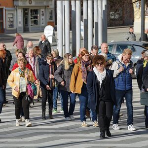 Wallfahrer aus Altötting in Mondsee