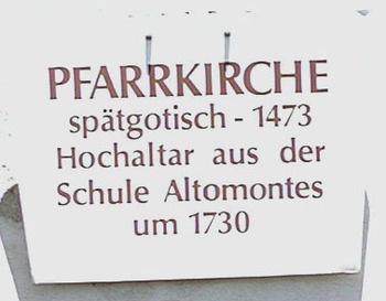 Pfarrkirche Reichenau