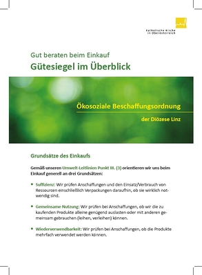 Gütesiegel im Überblick