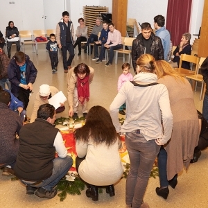 Weihnachten mit Asylwerbern   