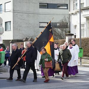 Wallfahrer aus Altötting in Mondsee