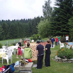 Ministrantenausflug 2009 – Miny Garten3