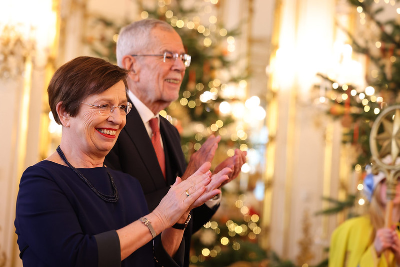 Ludwig Schedl Sternsingen beim Bundespräsidenten
