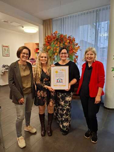 v.l.n.r. : Barbara Aigner-Reitbauer, Roswitha Fleischmann, Petra Niederhuber, Manuela Thaller / ©BAPH Haslach