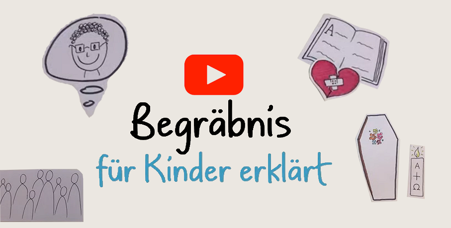 Begräbnis und Beerdigung für Kinder erklärt