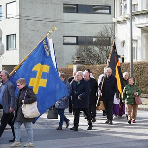 Wallfahrer aus Altötting in Mondsee