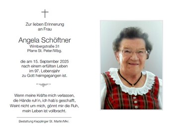 Angela Schöftner / Bestattung Kepplinger